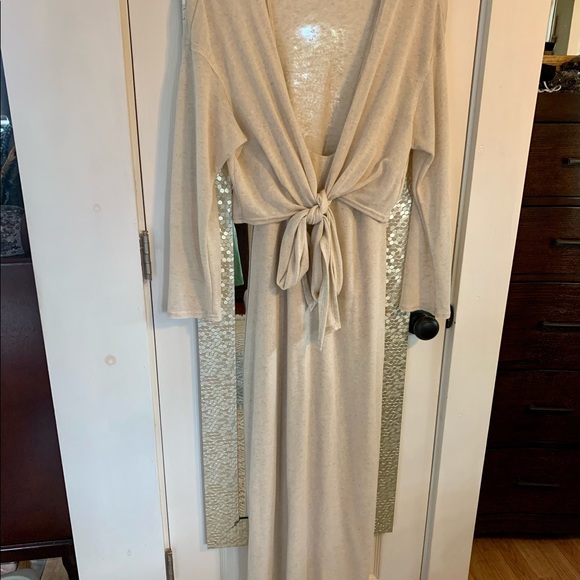 NWT Free people strappy, backless midi dress with tie jacket. - Picture 3 of 5